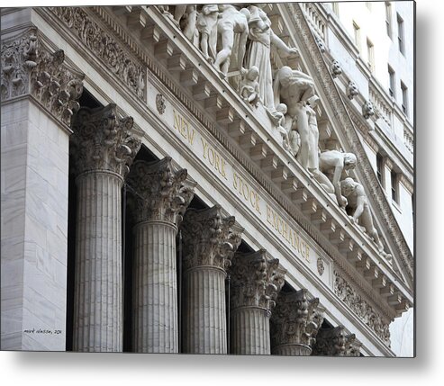 Nyc Metal Print featuring the photograph New York Stock Exchange by Mark Alesse