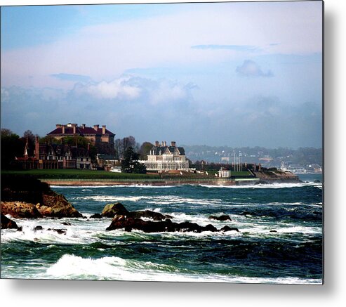 Newport Metal Print featuring the digital art Newport Rhoad Island by Don Wright