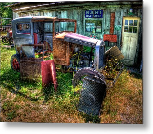 Car Metal Print featuring the photograph Old Car 3 by Lawrence Christopher