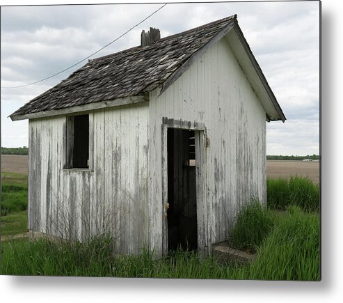 Old Shed Metal Print featuring the photograph Old Shed by Brooke Bowdren