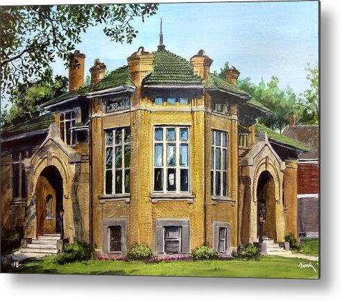 Harvey Illinois Metal Print featuring the painting Page 45 by William Brody
