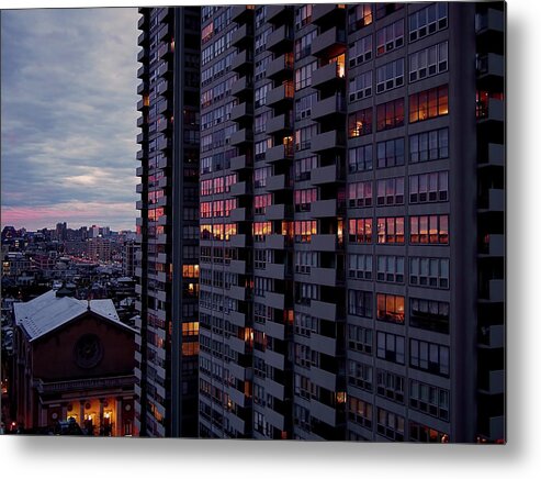 Philadelphia Metal Print featuring the photograph Philadelphia Sunset by Rona Black