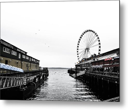Seattle Metal Print featuring the photograph Pierless 2 by D Justin Johns