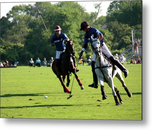 Polo Match Metal Print featuring the photograph Polo Match by Pat Moore