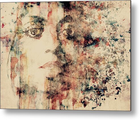 Diana Ross Metal Print featuring the painting Reflections by Paul Lovering