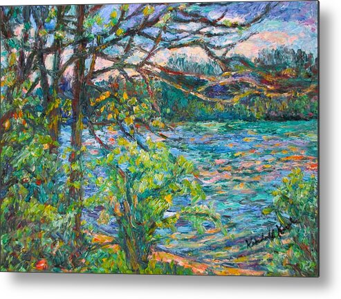 Rivers Metal Print featuring the painting Riverview Spring by Kendall Kessler