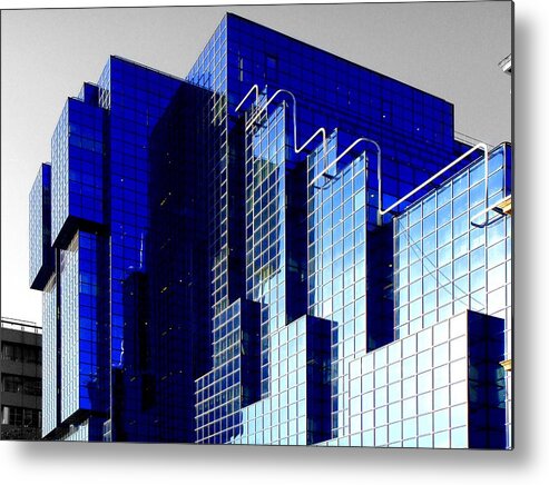 Building Metal Print featuring the photograph Sapphire by Roberto Alamino
