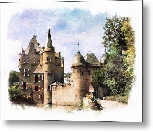 Germany Metal Print featuring the photograph Satzvey Castle by Joseph Hendrix