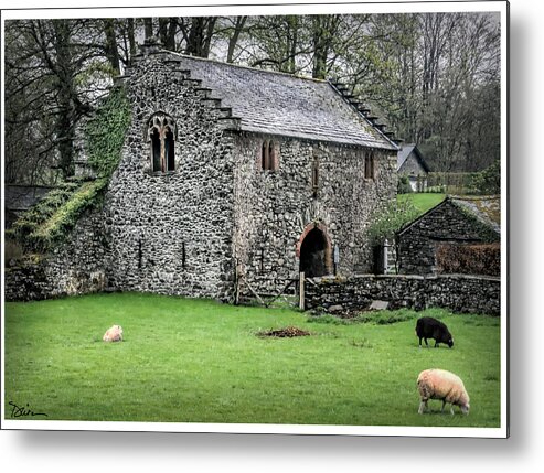 Stone Estate Metal Print featuring the photograph Scottish Estate by Peggy Dietz