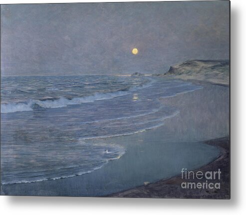 Seascape Metal Print featuring the painting Seascape by Alexander Harrison