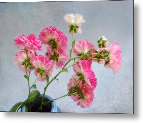 Roses Metal Print featuring the photograph Seven Sisters Roses by Louise Kumpf