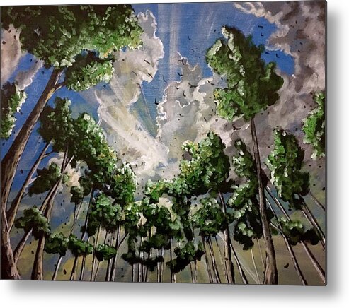 Summer Metal Print featuring the painting Shine by Joel Tesch
