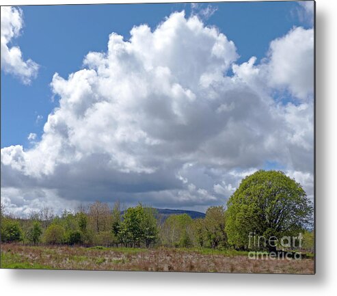 Shower Clouds Metal Print featuring the photograph A Showery Spring Day by Phil Banks