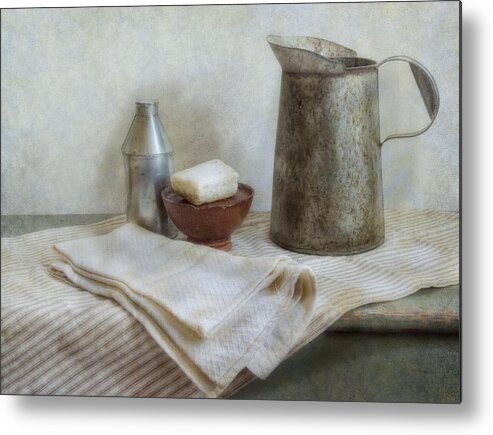 Antiquity Metal Print featuring the photograph Soap and Water by Robin-Lee Vieira
