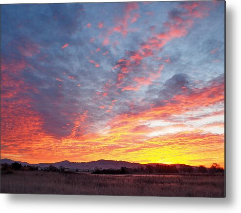 Landscape Metal Print featuring the photograph Sonoma County Winter Sunrise 2017 by Richard Thomas