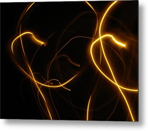 Photography Metal Print featuring the photograph Strings of the Universe by Lessandra Grimley