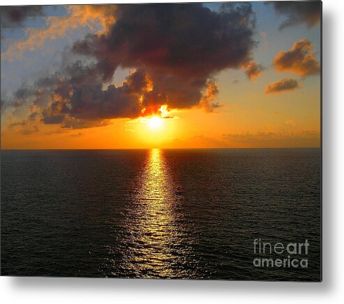 Sunset Metal Print featuring the photograph Sunset 3 by Pat Moore