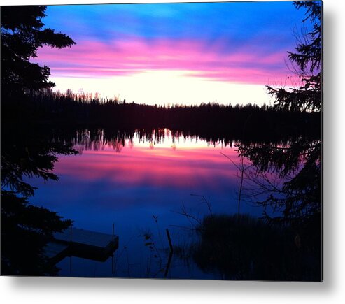 Alaska Metal Print featuring the photograph Sunset Explosion by Anthony Trillo