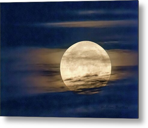 Fantasy Metal Print featuring the photograph Supermoon by William Beuther