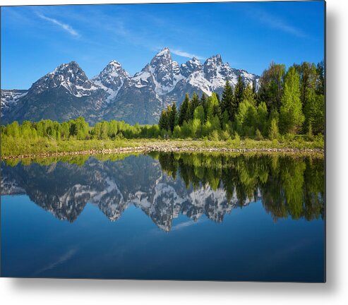 Grand Teton National Park Metal Print featuring the photograph Teton Reflection by Darren White