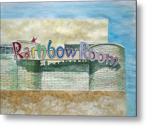 Asbury Art Metal Print featuring the painting The Rainbow Room by Patricia Arroyo