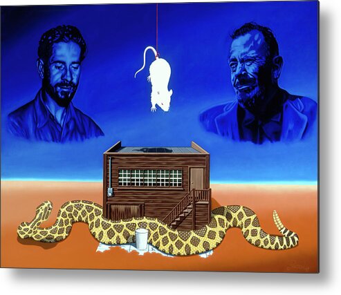  Metal Print featuring the painting The Snake by Paxton Mobley