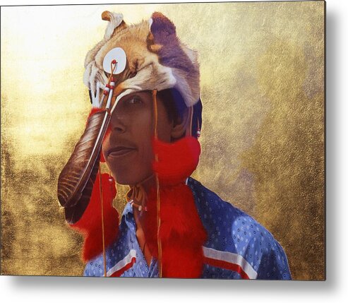 Indian Metal Print featuring the painting Tradition by Conrad Mieschke