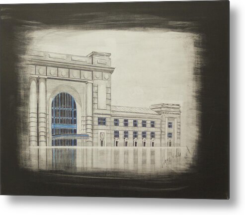 Union Station Metal Print featuring the drawing Union Station - East Wing by Gregory Lee