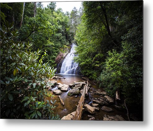 Falls Metal Print featuring the photograph Upper Helton Falls by Sean Allen