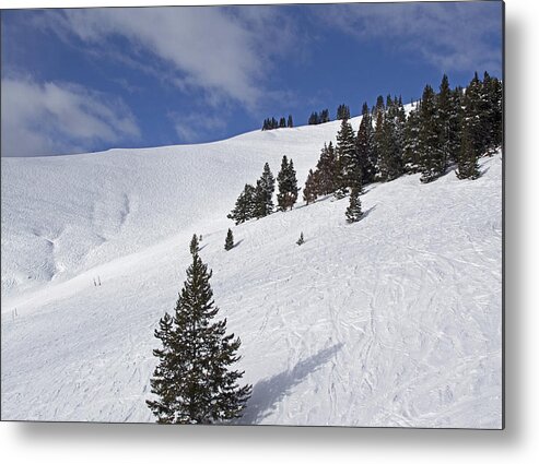 Vail Metal Print featuring the photograph Vail Colorado Back Bowls by Brendan Reals