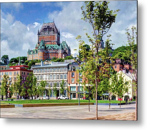 Quebec City Metal Print featuring the photograph Vieux-Port by David Thompsen