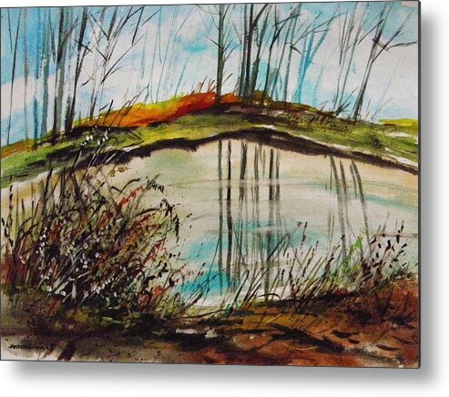 Warm March Afternoon Metal Print featuring the painting Warm March Afternoon by John Williams