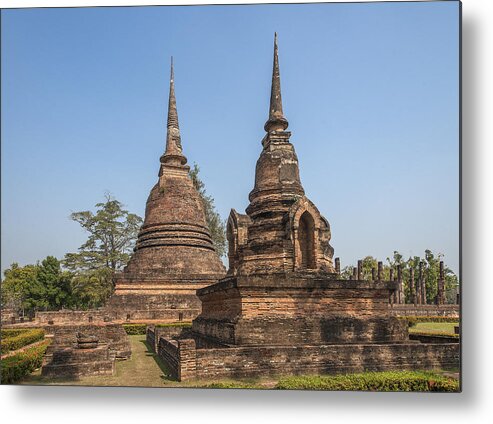 Temple Metal Print featuring the photograph Wat Sa Si Chedi DTHST0090 by Gerry Gantt