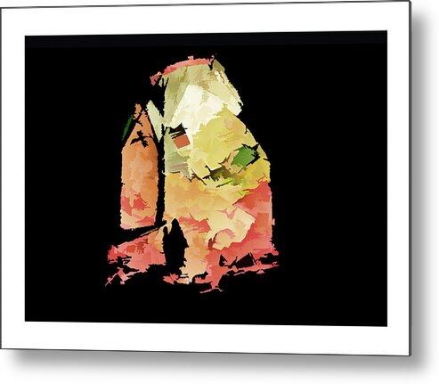 Abstract Metal Print featuring the photograph Way Out by Alexey Bazhan