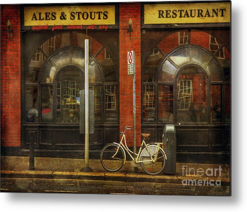 Bicycle Metal Print featuring the photograph White Leopard Bicycle by Craig J Satterlee