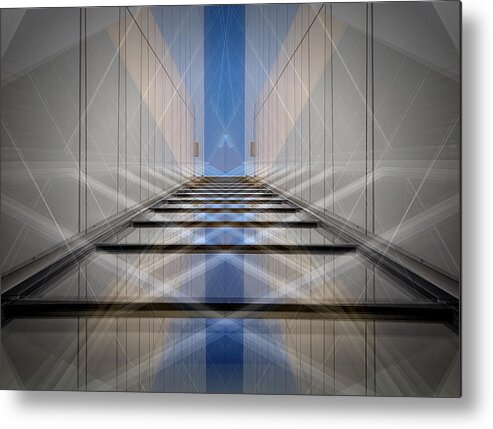 Creative Edit Metal Print featuring the photograph Abstract #1 by Henk Van Maastricht