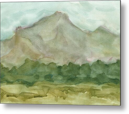 Landscapes Metal Print featuring the painting Watercolour Sketchbook Vi #1 by Ethan Harper