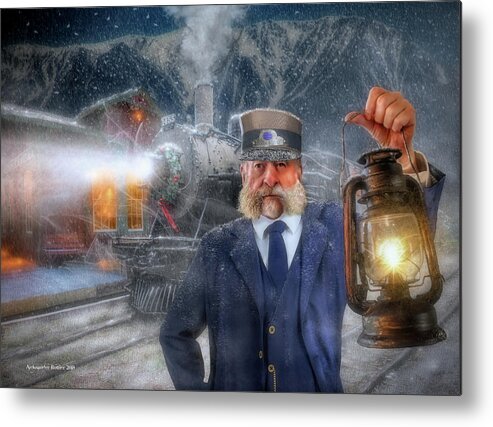 Old Train Station Metal Print featuring the photograph All Aboard by Aleksander Rotner