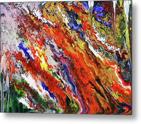 Fusionart Metal Print featuring the painting Amplify by Ralph White