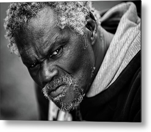 Angry Metal Print featuring the photograph Angry by Goran Jovic