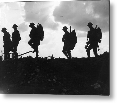 1910-1919 Metal Print featuring the photograph Battle Of Broodseinde by Fotosearch