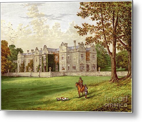 Horse Metal Print featuring the drawing Brantingham Thorpe, Yorkshire, Home by Print Collector