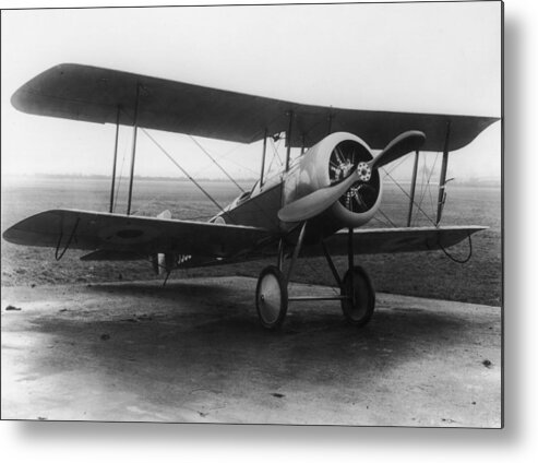 1910-1919 Metal Print featuring the photograph Bristol Scout by Hulton Archive