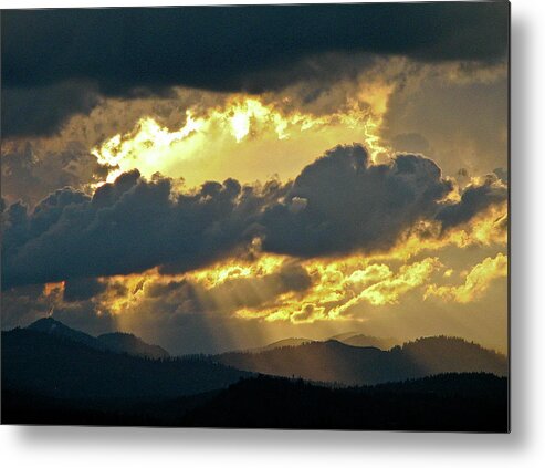 Storm Clouds Metal Print featuring the photograph Clouds #3 by Neil Pankler