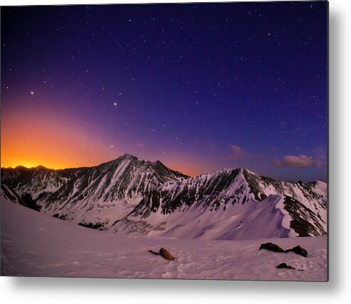Tranquility Metal Print featuring the photograph Colors Of A Colorado Overnight by Mike Berenson / Colorado Captures