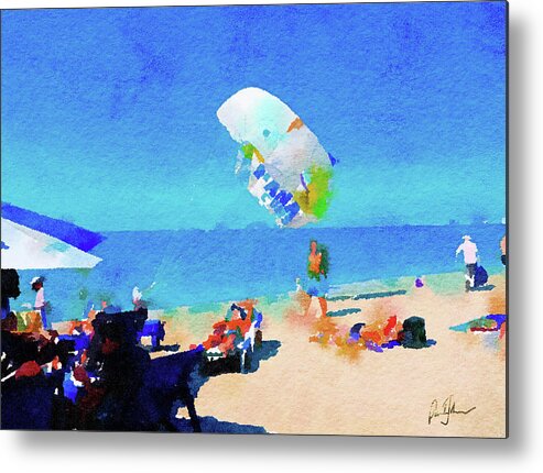 Cool Breezes Metal Print featuring the painting Cool Breezes by Pamela A. Johnson