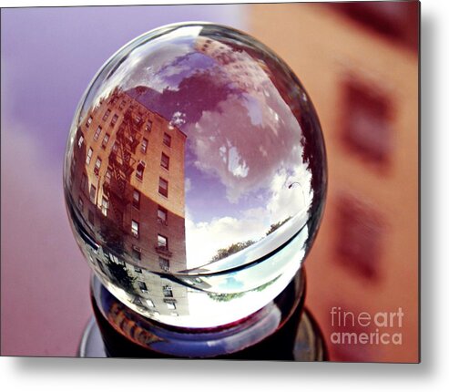 Crystal Metal Print featuring the photograph Crystal Ball Project 115 by Sarah Loft