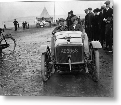 England Metal Print featuring the photograph Douglas Cycle Car by Topical Press Agency