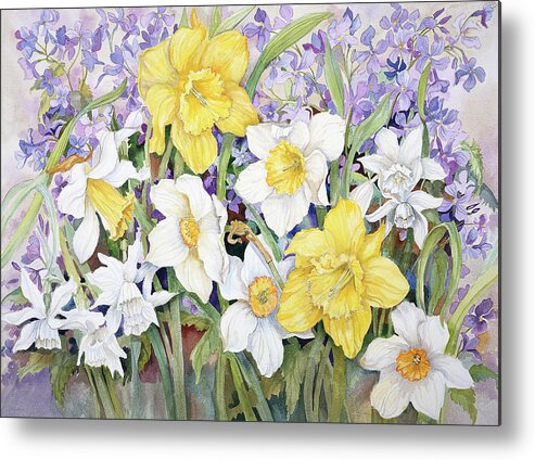Flower Metal Print featuring the painting Early Spring by Joanne Porter
