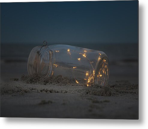 Fairy Lights Metal Print featuring the photograph Fairy Lights by Lori Rowland